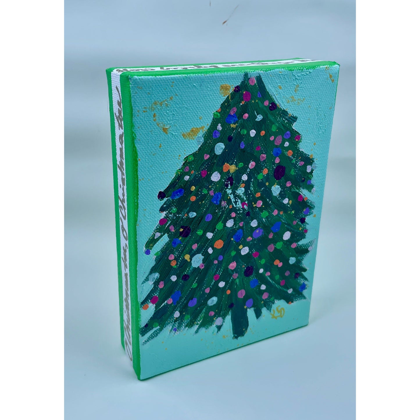 O Christmas Tree Green Painting