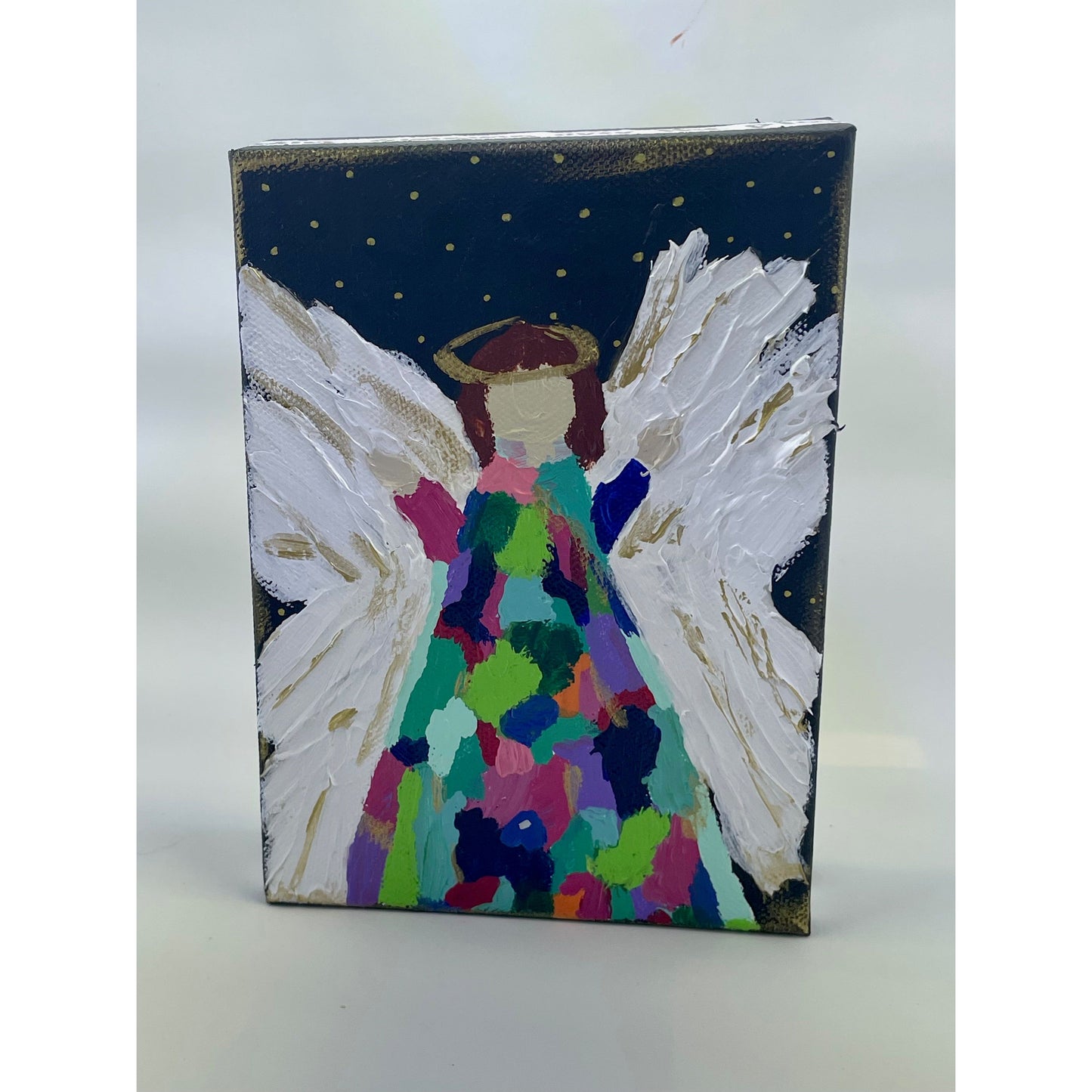Brunette Angel Painting