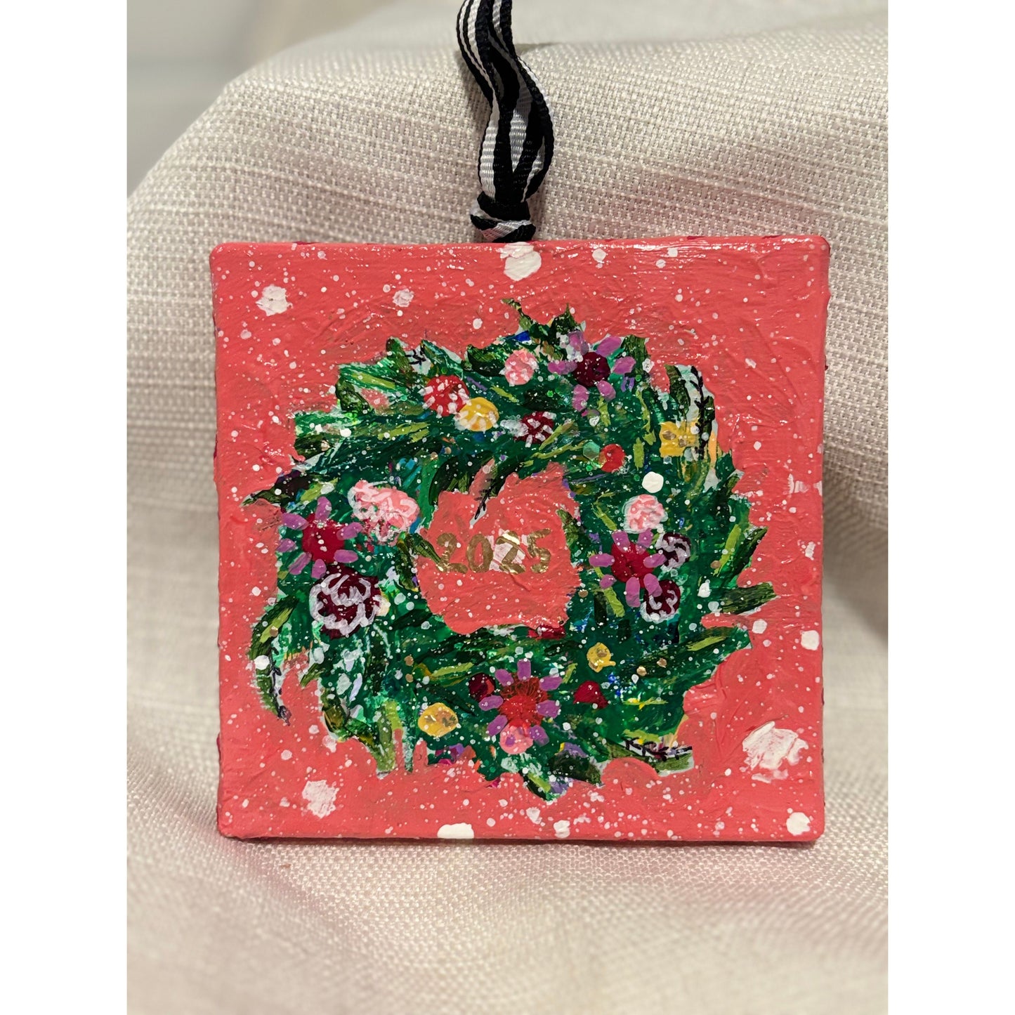 Wreath Ornament 2025- Salmon