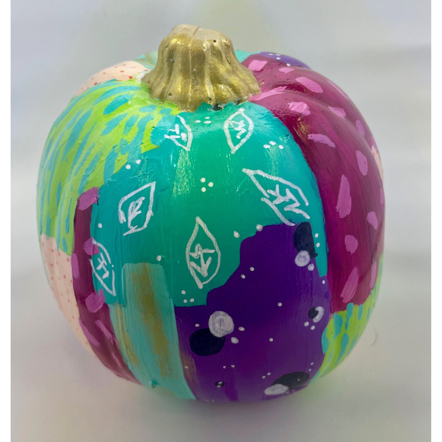 Patchwork Pumpkin- Medium