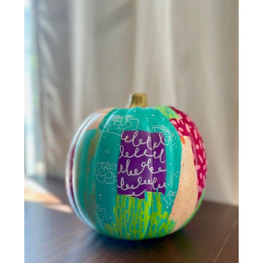 Patchwork Pumpkin- Large