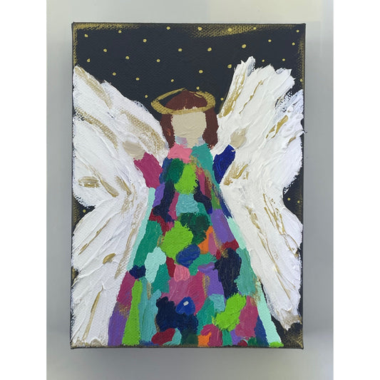 Brunette Angel Painting