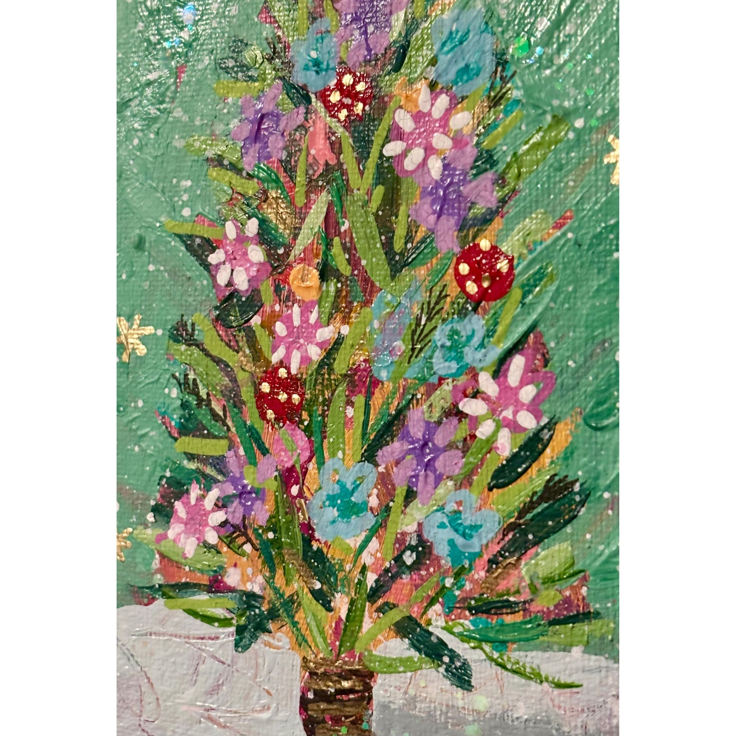 Mint-To-Be, Whimsical Wonderland Hand-Painted Christmas Ornament