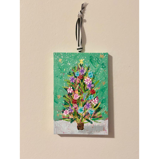Mint-To-Be, Whimsical Wonderland Hand-Painted Christmas Ornament