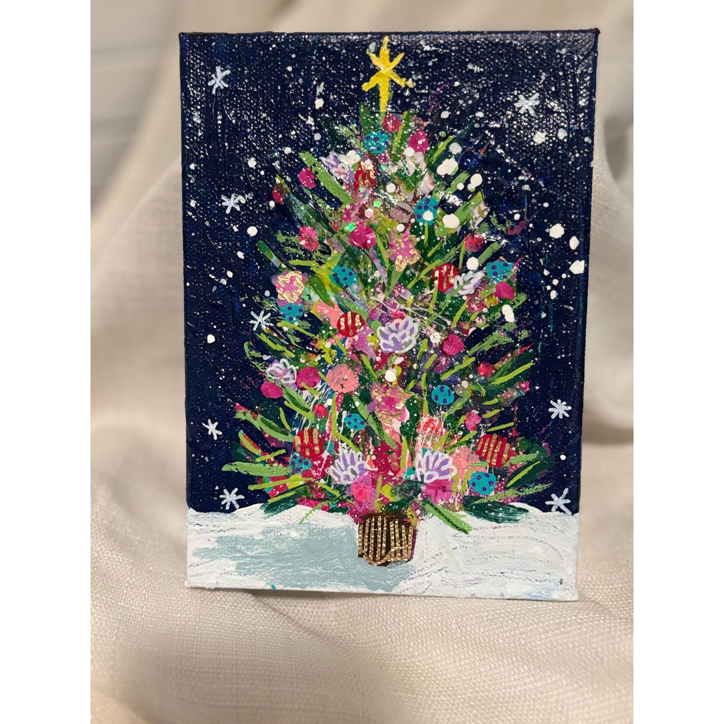 Whimsical Wonderland Christmas Tree Shelf Sitter