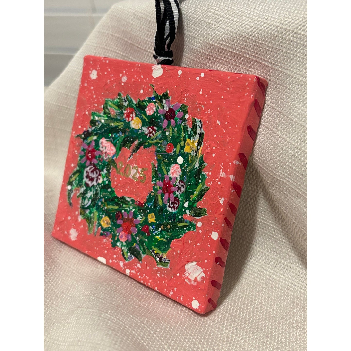 Wreath Ornament 2025- Salmon