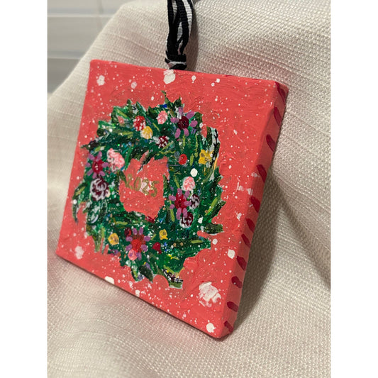 Wreath Ornament 2025- Salmon