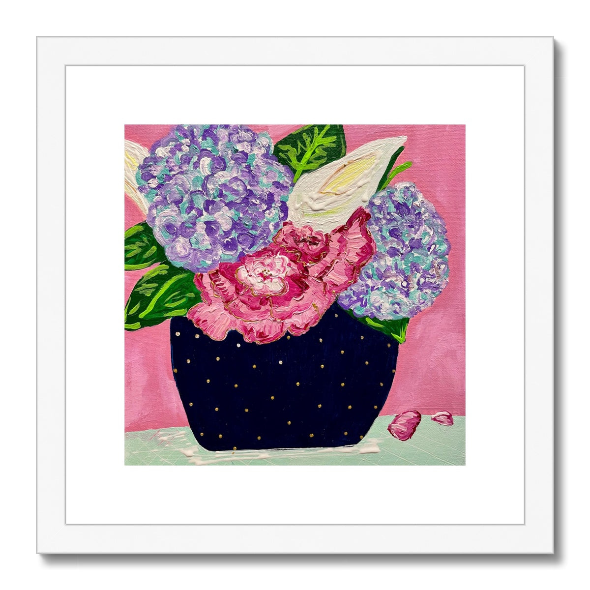 A Sunday Bouquet Framed & Mounted Print