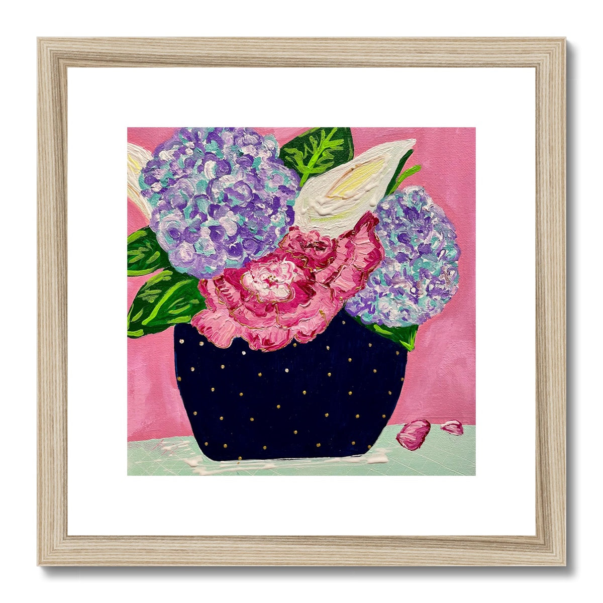 A Sunday Bouquet Framed & Mounted Print