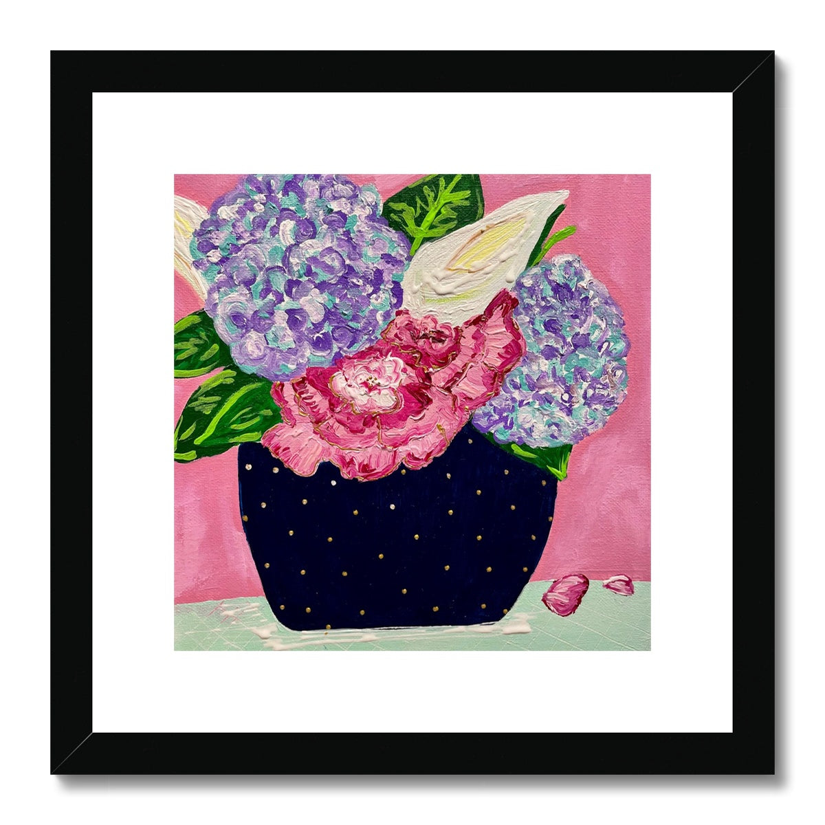 A Sunday Bouquet Framed & Mounted Print